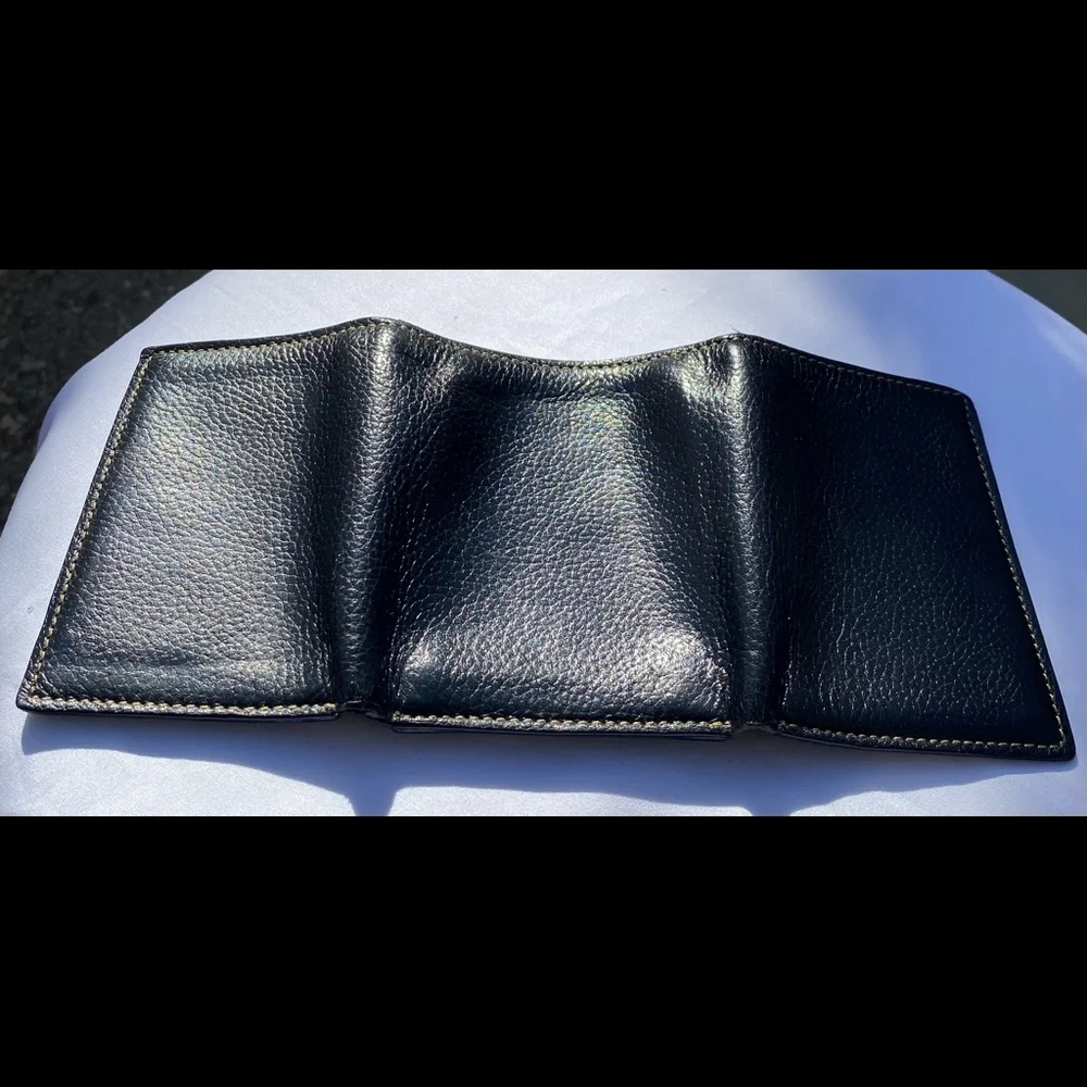 VTG 🇮🇹 💯 Leather Wallet Sz 4”x3”
